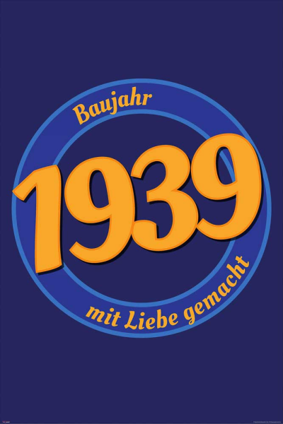 Geburtstagsposter - Poster - 1939 - Mit Liebe