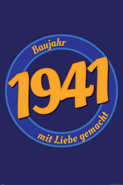 Geburtstagsposter - Poster - 1941 - Mit Liebe