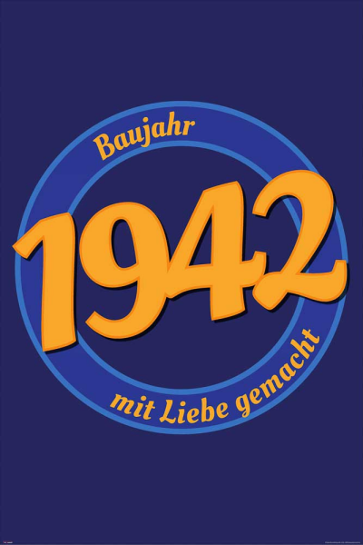 Geburtstagsposter - Poster - 1942 - Mit Liebe