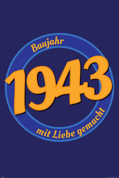 Geburtstagsposter - Poster - 1943 - Mit Liebe