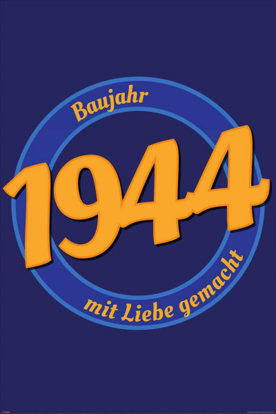 Geburtstagsposter - Poster - 1944 - Mit Liebe