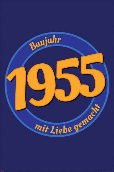 Geburtstagsposter - Poster - 1955 - Mit Liebe