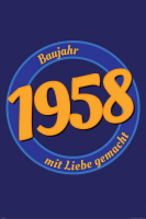 Geburtstagsposter - Poster - 1958 - Mit Liebe