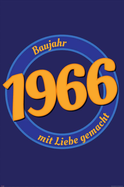 Geburtstagsposter - Poster - 1966 - Mit Liebe