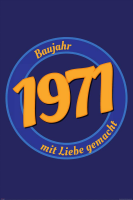 Geburtstagsposter - Poster - 1971 - Mit Liebe