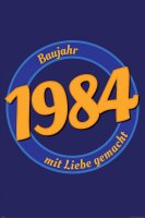 Geburtstagsposter - Poster - 1984 - Mit Liebe