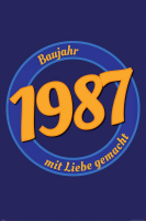Geburtstagsposter - Poster - 1987 - Mit Liebe