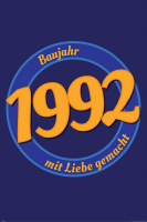 Geburtstagsposter - Poster - 1992 - Mit Liebe