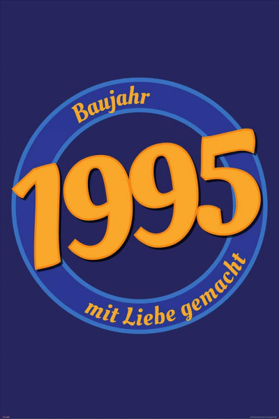 Geburtstagsposter - Poster - 1995 - Mit Liebe