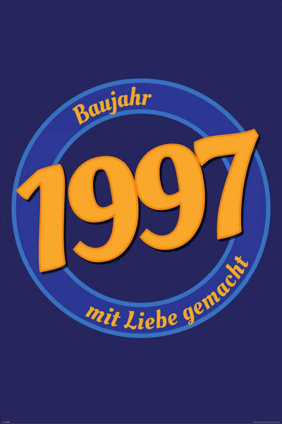 Geburtstagsposter - Poster - 1997 - Mit Liebe
