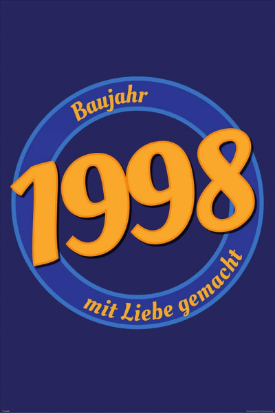 Geburtstagsposter - Poster - 1998 - Mit Liebe