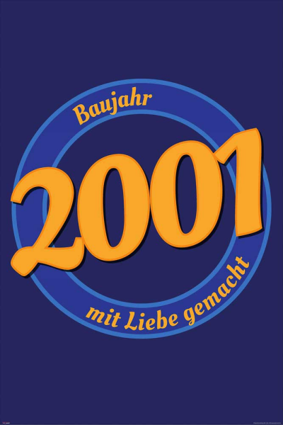 Geburtstagsposter - Poster - 2001 - Mit Liebe