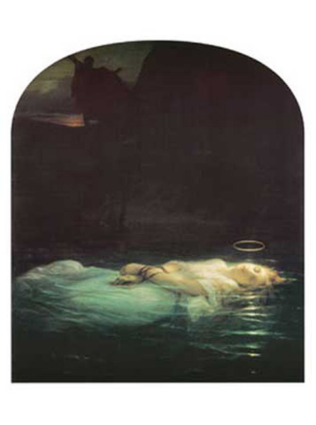 Delaroche, Hippolyte Paul - Kunstdruck - The Young Martyr, 1855