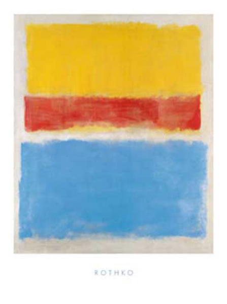 Rothko, Mark - Kunstdruck - Untitled (Yellow-Red and Blue)