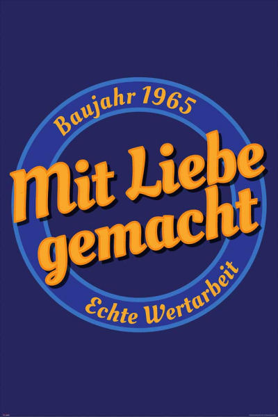 Geburtstagsposter - Poster - 1965 - Echte Wertarbeit