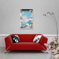 MB 176 - Hiroshige, Utagawa - Poster - Drum Bridge, The