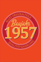 Geburtstagsposter - Poster - 1957 - Originalteile