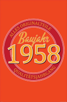 Geburtstagsposter - Poster - 1958 - Originalteile