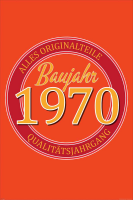 Geburtstagsposter - Poster - 1970 - Originalteile