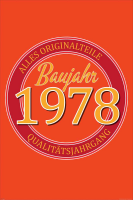 Geburtstagsposter - Poster - 1978 - Originalteile