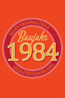 Geburtstagsposter - Poster - 1984 - Originalteile