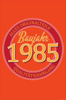 Geburtstagsposter - Poster - 1985 - Originalteile