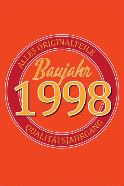 Geburtstagsposter - Poster - 1998 - Originalteile