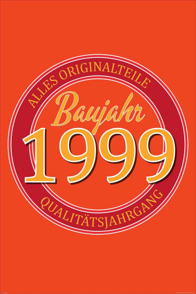 Geburtstagsposter - Poster - 1999 - Originalteile