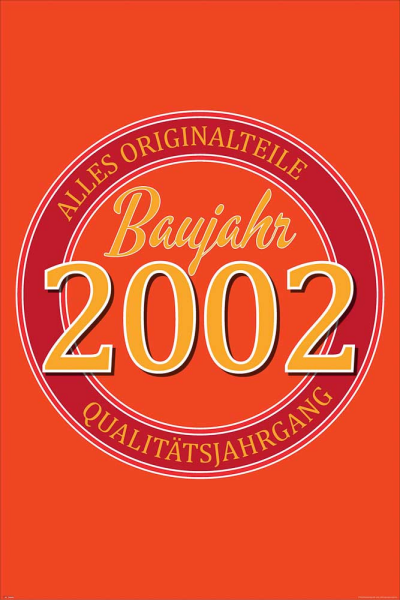 Geburtstagsposter - Poster - 2002 - Originalteile