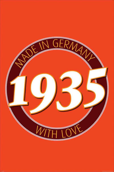 Geburtstagsposter - Poster - 1935 - Made in Germany