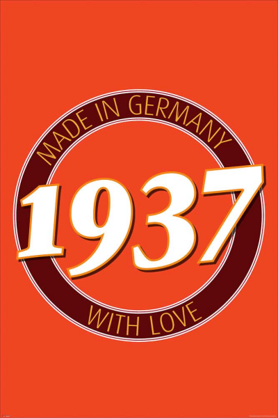 Geburtstagsposter - Poster - 1937 - Made in Germany