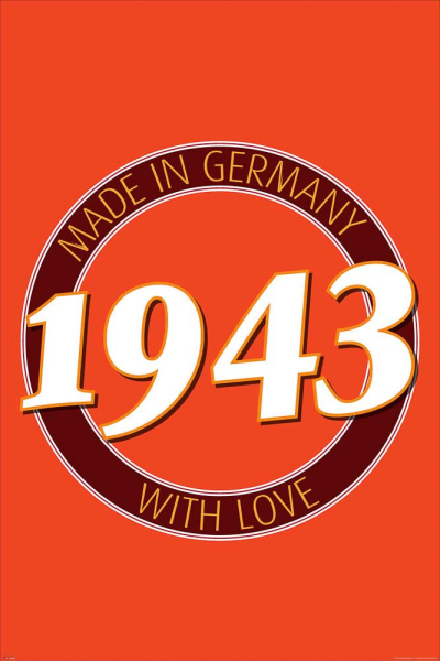 Geburtstagsposter - Poster - 1943 - Made in Germany