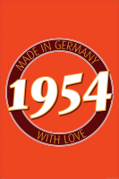 Geburtstagsposter - Poster - 1954 - Made in Germany