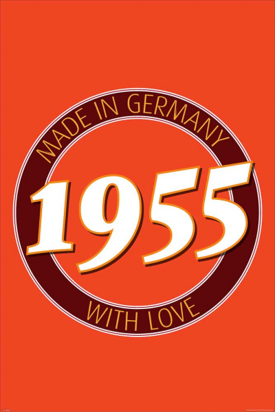 Geburtstagsposter - Poster - 1955 - Made in Germany