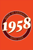 Geburtstagsposter - Poster - 1958 - Made in Germany