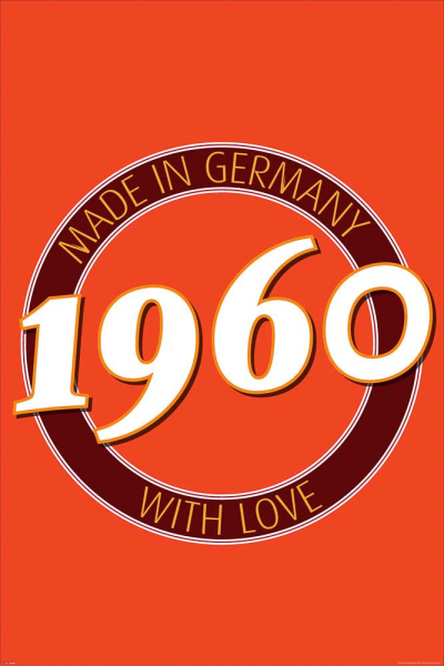 Geburtstagsposter - Poster - 1960 - Made in Germany