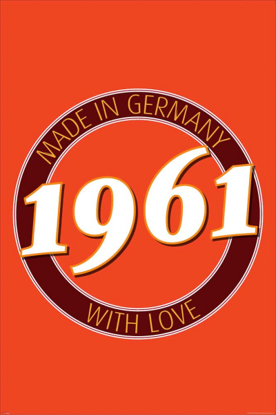 Geburtstagsposter - Poster - 1961 - Made in Germany