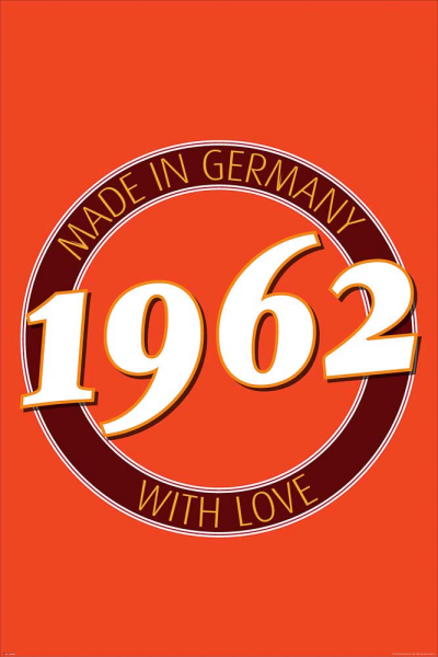 Geburtstagsposter - Poster - 1962 - Made in Germany