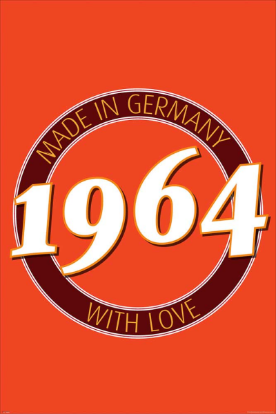 Geburtstagsposter - Poster - 1964 - Made in Germany