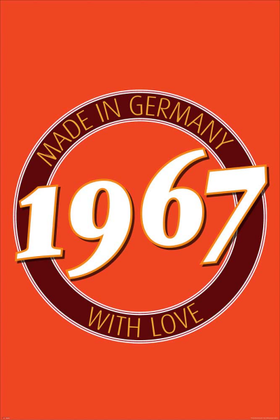 Geburtstagsposter - Poster - 1967 - Made in Germany