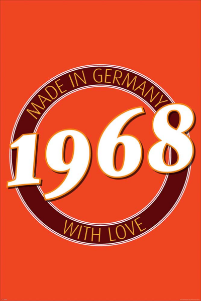 Geburtstagsposter - Poster - 1968 - Made in Germany