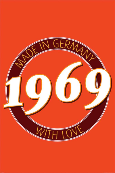 Geburtstagsposter - Poster - 1969 - Made in Germany