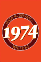 Geburtstagsposter - Poster - 1974 - Made in Germany