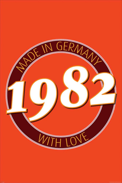 Geburtstagsposter - Poster - 1982 - Made in Germany