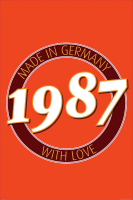 Geburtstagsposter - Poster - 1987 - Made in Germany
