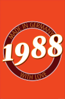 Geburtstagsposter - Poster - 1988 - Made in Germany