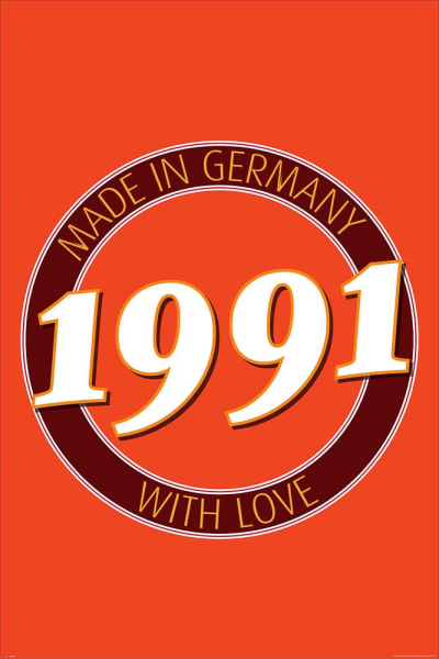 Geburtstagsposter - Poster - 1991 - Made in Germany