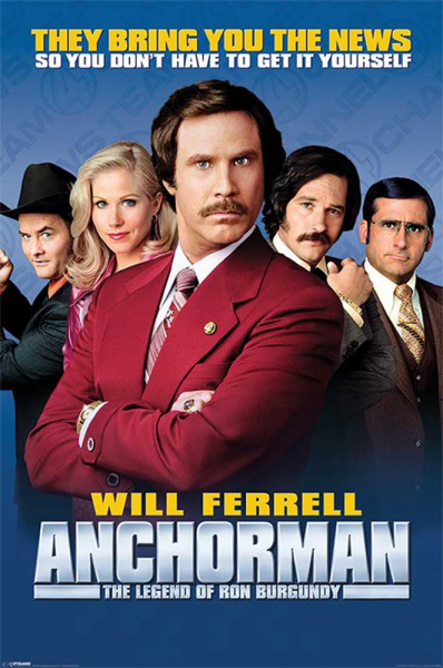 Anchorman, The - Poster - Cast