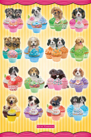 Kimberlin, Keith - Poster - Puppies Cupcakes
