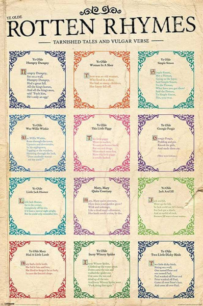 Rotten Rhymes - Poster - Vulgar Verse
